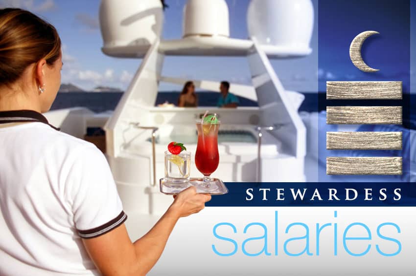 yacht hostess salary