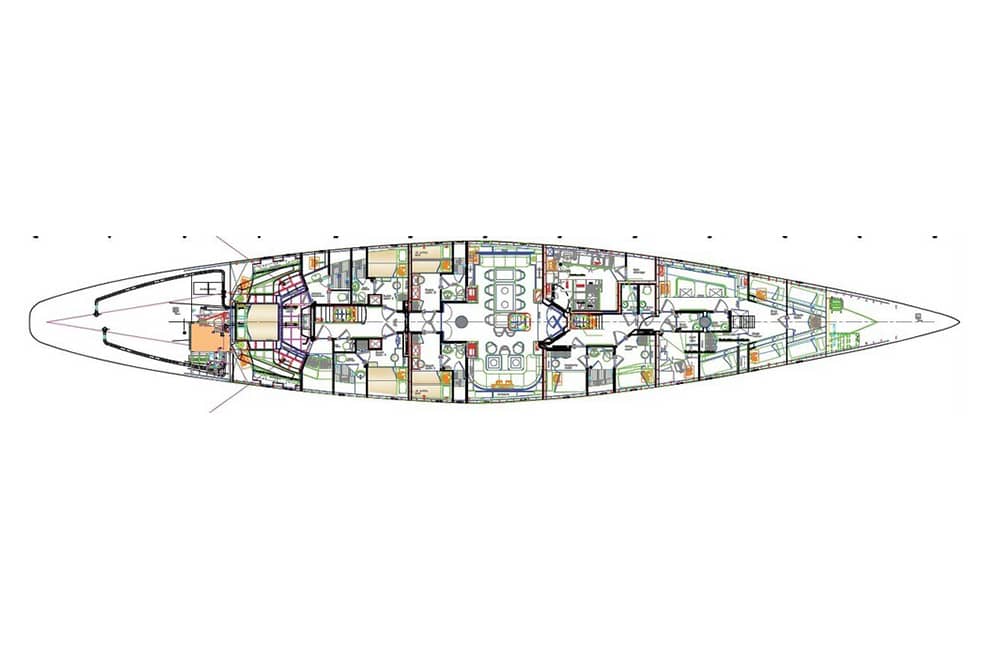 Yacht Germania Nova general arrangement