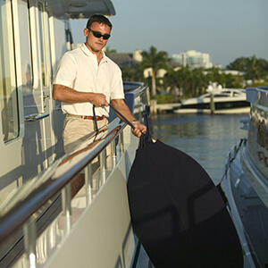 Bosun with Yacht fender