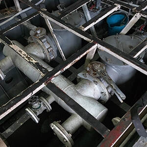 Cleaning the bilges is one of the chores of working on a yacht