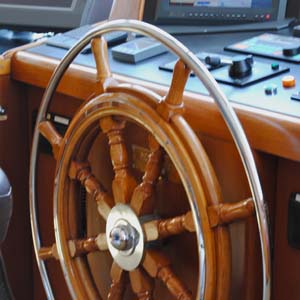 Sail Yacht Wheel Helm